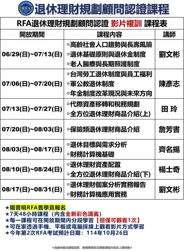 RFA影片複訓班(普明舊學員限定)：圖片 2