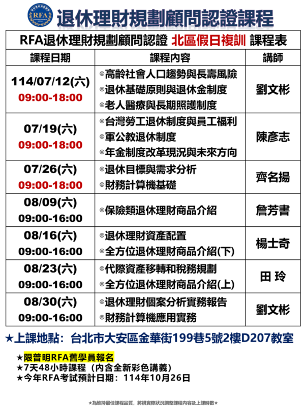 RFA北區實體複訓班(普明舊學員限定)：圖片 2